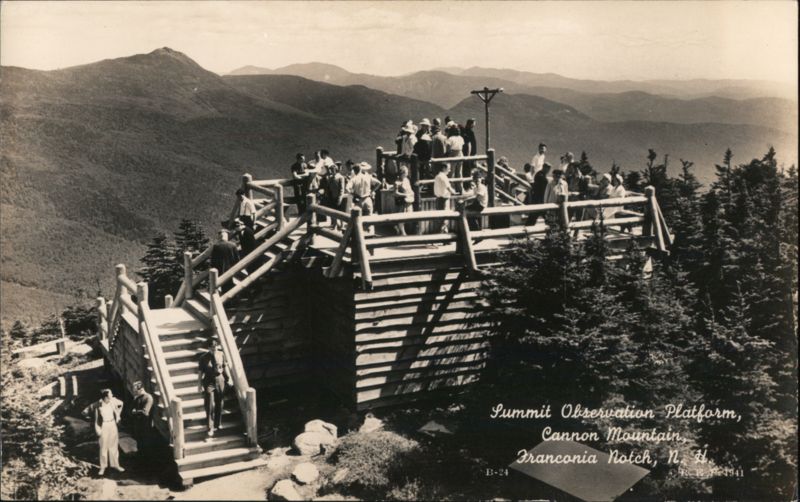 Summit Observation Platform, Cannon Mountain Franconia Notch New Hampshire