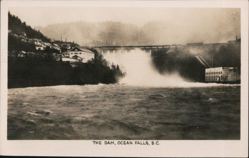 The Dam, Ocean Falls, B.C. BC Canada British Columbia