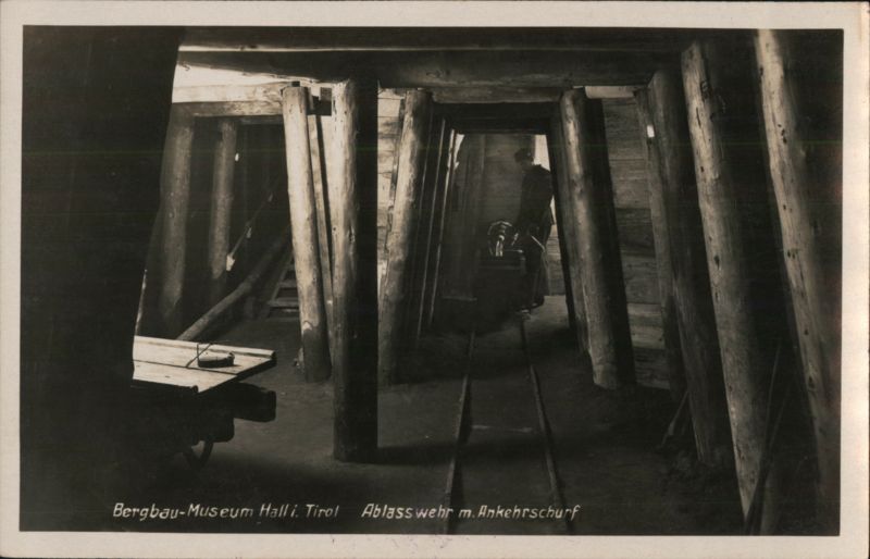 Mining Museum Hall in Tirol - Mine Shaft Interior Austria