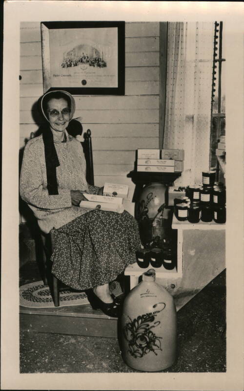 Sister Mildred Barker at Shaker Museum, Old Chatham, NY New York