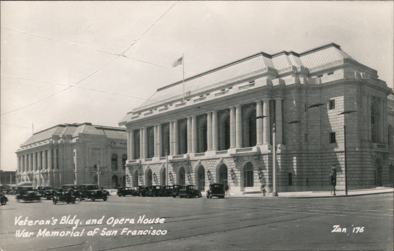 Veteran's Bldg. and Opera House, San Francisco California