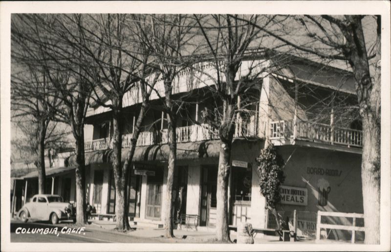 City Hotel and Vintage Car, Columbia, CA California
