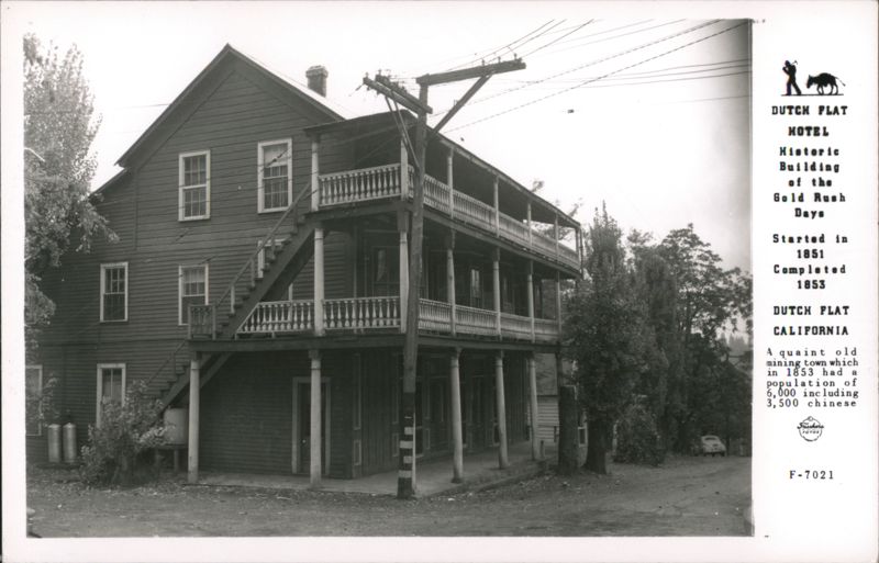 Dutch Flat Hotel - Historic Gold Rush Era Building California