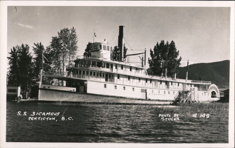 S.S. Sicamous Steamboat at Penticton, B.C. BC Canada