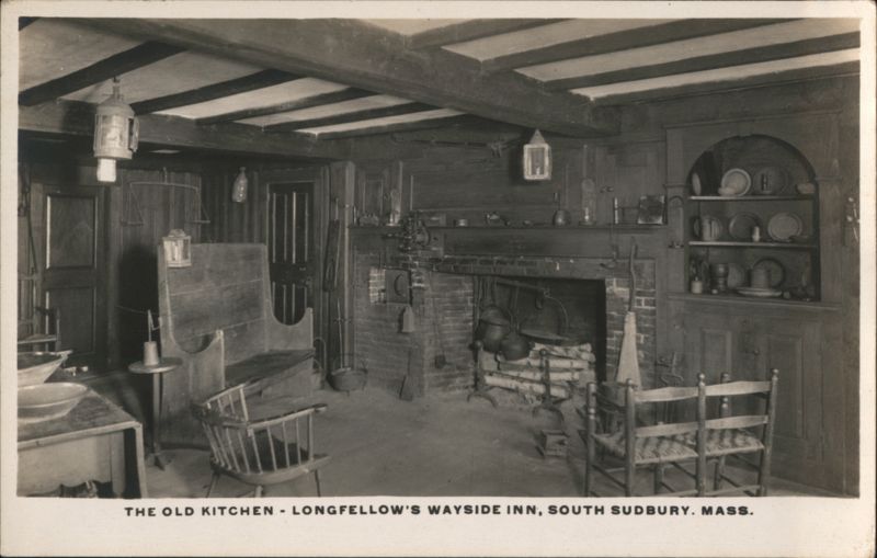 The Old Kitchen - Longfellow's Wayside Inn Sudbury Massachusetts
