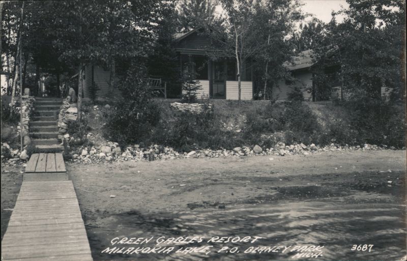 Green Gables Resort, Milakokia Lake Blaney Park Michigan