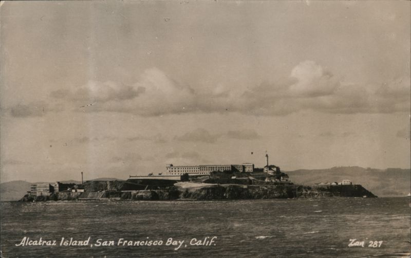 Alcatraz Island in San Francisco Bay California