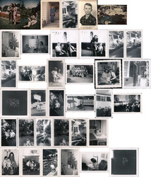 Lot of 36 Family Snapshots: Rae, Richard, and Dorothy Thompson, 1940's-1960's Original Photograph