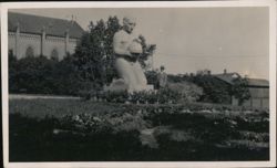 Statue in Nyslott Commemorating Those Who Fell in Bolshevik Revolt Original Photograph