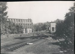 CNE Railroad Tracks and West Winsted Station Site, 1940 Original Photograph