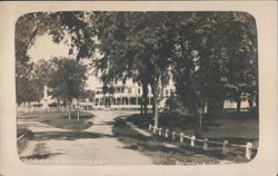 Hotel and Monument, Brimfield, Massachusetts Postcard