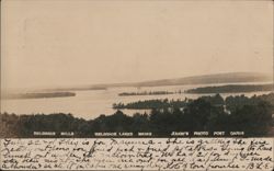 Scenic View of Belgrade Lakes, Maine Postcard