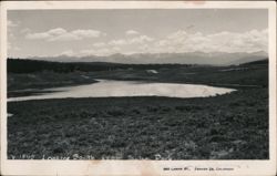 Looking South From Toler Park, Lake and Mountain View Postcard