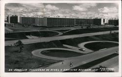 Brasília Residential Buildings and Multi-Level Roads Postcard