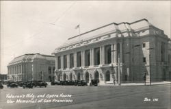 Veteran's Bldg. and Opera House, San Francisco Postcard