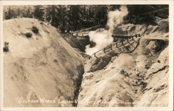 Sulphur Works, Lassen Volcanic National Park Postcard