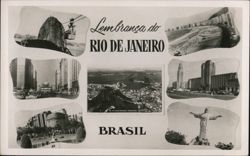 Rio de Janeiro Landmarks Collection Postcard