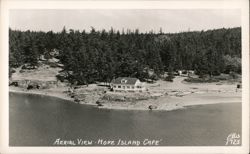 Aerial View of Hope Island Cafe, 1925 Postcard