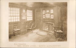 ELL CHAMBER PAUL REVERE HOUSE, BOSTON Postcard