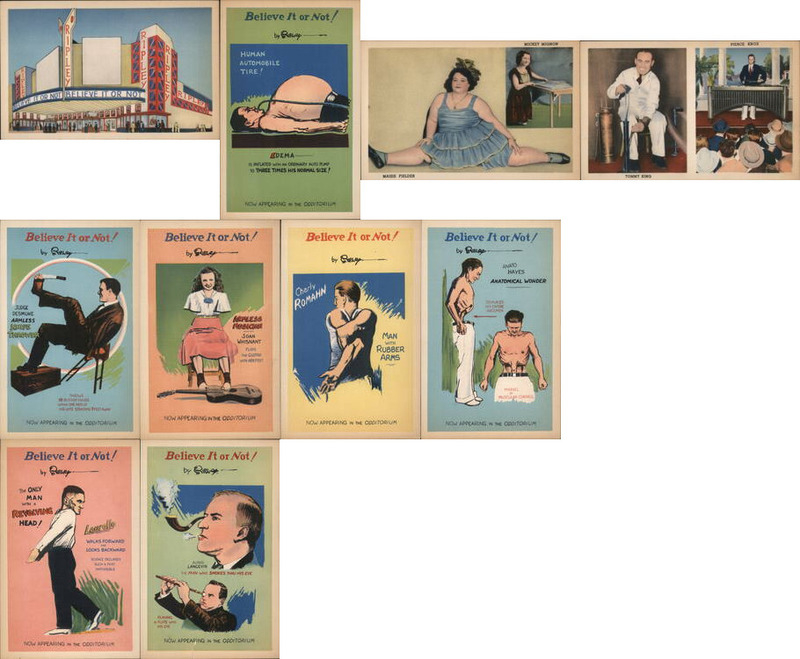 Set of 10: Ripley's Believe it or Not Odditorium