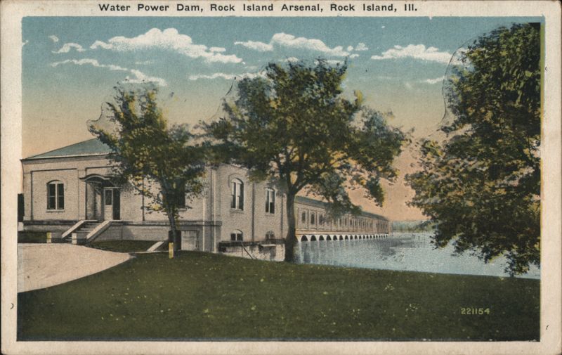 Water Power Dam, Rock Island Arsenal Illinois