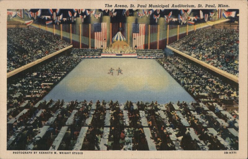 St. Paul Municipal Auditorium Arena Pop Concert Minnesota