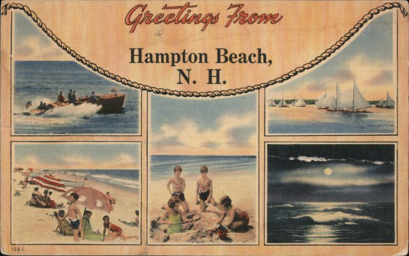 Greetings From Hampton Beach, NH Multi-View New Hampshire