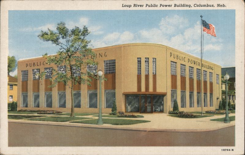 Loup River Public Power Building Columbus Nebraska