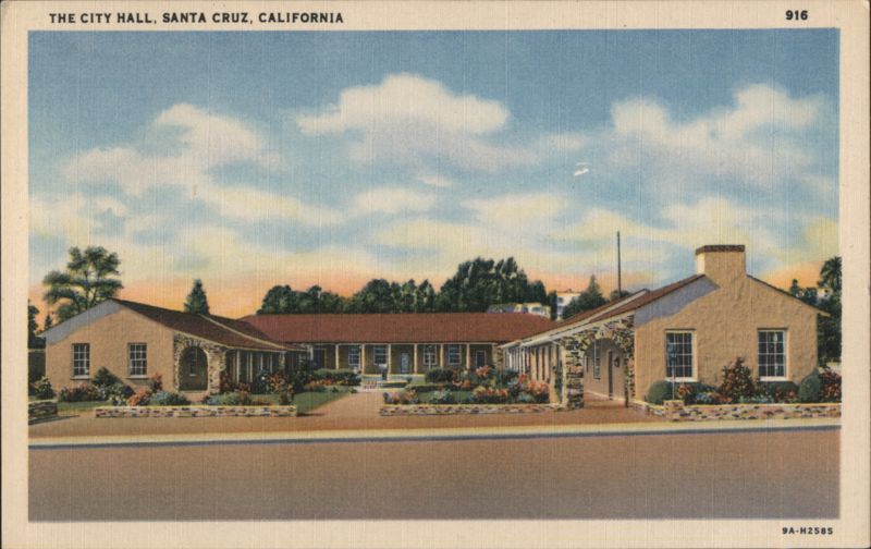 The City Hall, Santa Cruz, California