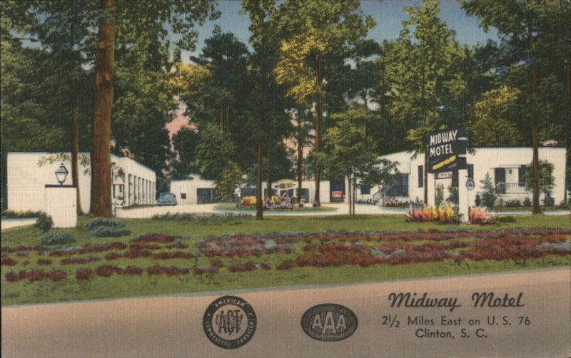 Midway Motel - Clinton, SC - Exterior View South Carolina
