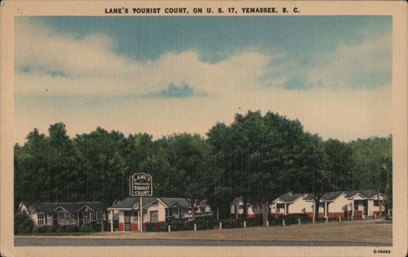 Lane's Tourist Court, US 17, Yemassee, SC South Carolina