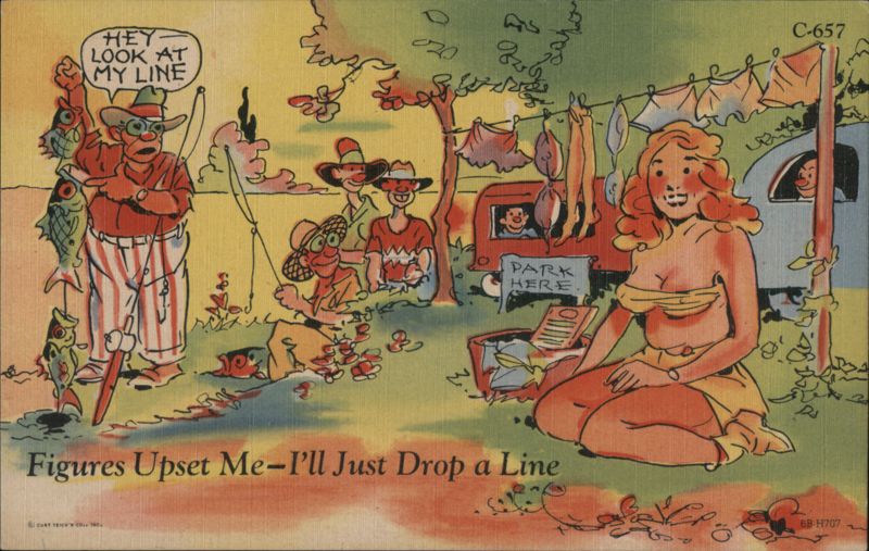 Figures Upset Me—I'll Just Drop a Line Ray Walters