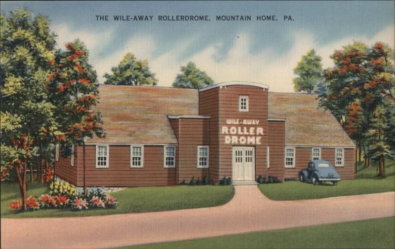 The Wile-Away Rollerdrome, Mountain Home, PA. Pennsylvania