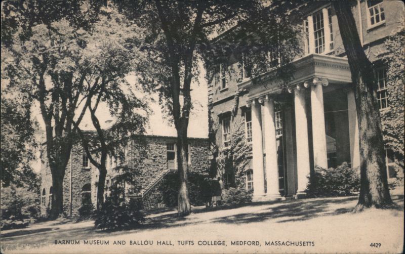 Barnum Museum and Ballou Hall, Tufts College Medford Massachusetts