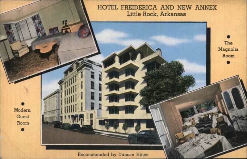 Hotel Frederica and New Annex, Little Rock Arkansas