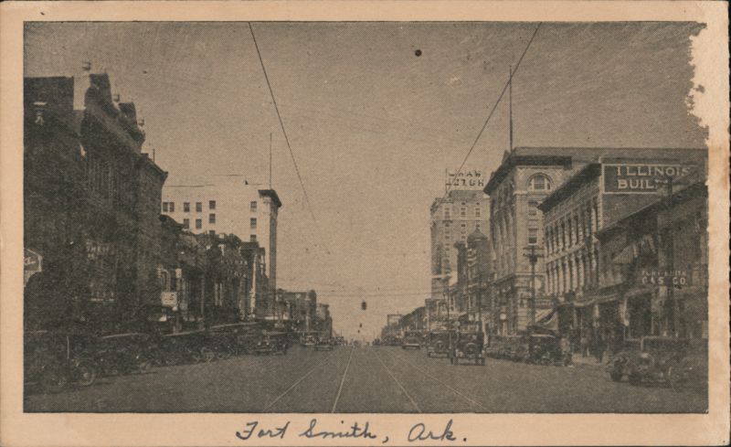Downtown Street Scene, Fort Smith, AR Arkansas