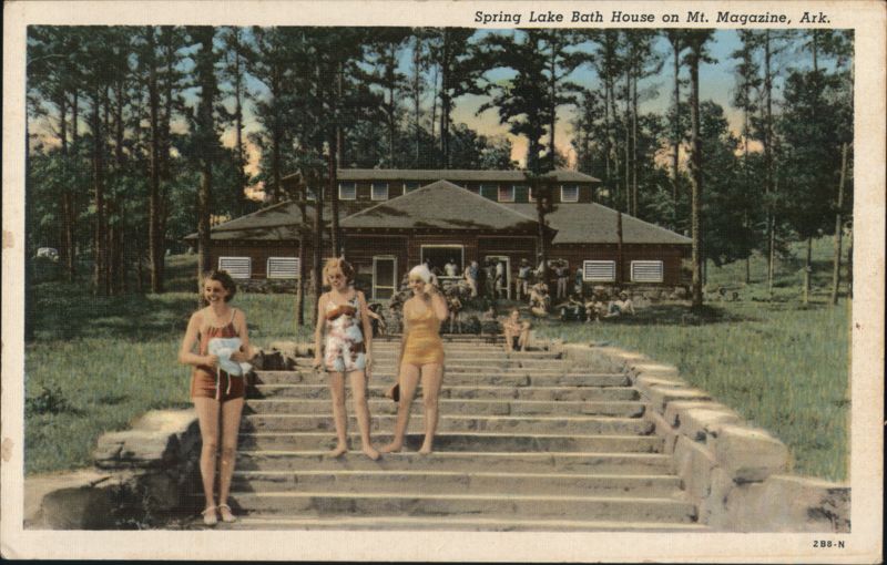 Spring Lake Bath House on Mt. Magazine, AR Corley Arkansas