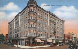 Westcott Hotel, Richmond, IN Postcard