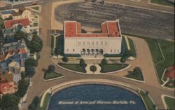 Museum of Arts and Science - Aerial View, Norfolk, VA Postcard