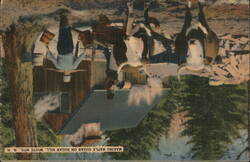 Making Maple Sugar on Sugar Hill, White Mountains Postcard