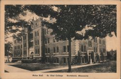 Mohn Hall, St. Olaf College Postcard