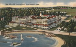 The Griswold, Eastern Point, New London, Conn. Postcard