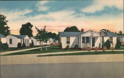 Merwin Tourist Cottages, Savannah, GA Postcard