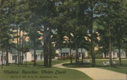 Modern Ogeechee Motor Court, Statesboro, GA Postcard