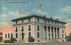 U. S. Post Office, Valdosta, GA Postcard