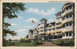 Soo-Nipi Lodge, Lake Sunapee Postcard