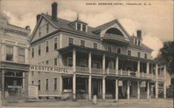 Daniel Webster Hotel, Franklin, NH Postcard