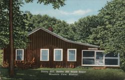 Bunker Hill Ranch Resort Dining Hall, Mountain View, MO Postcard