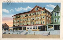 Pleasant View Hotel, Misquamicut, RI Postcard