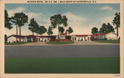 McInnis Motel on U.S. 301, Fayetteville, NC Postcard